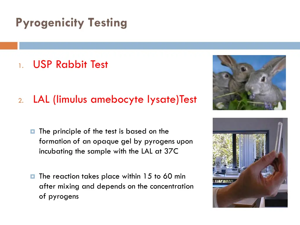 pyrogenicity testing