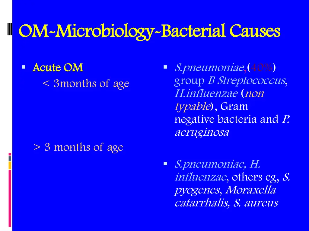 om om microbiology microbiology bacterial causes