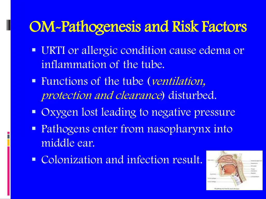 om om pathogenesis and risk factors pathogenesis