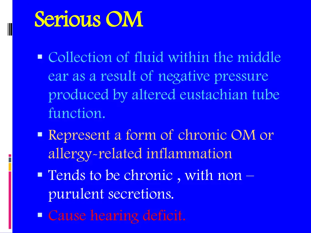 serious om serious om