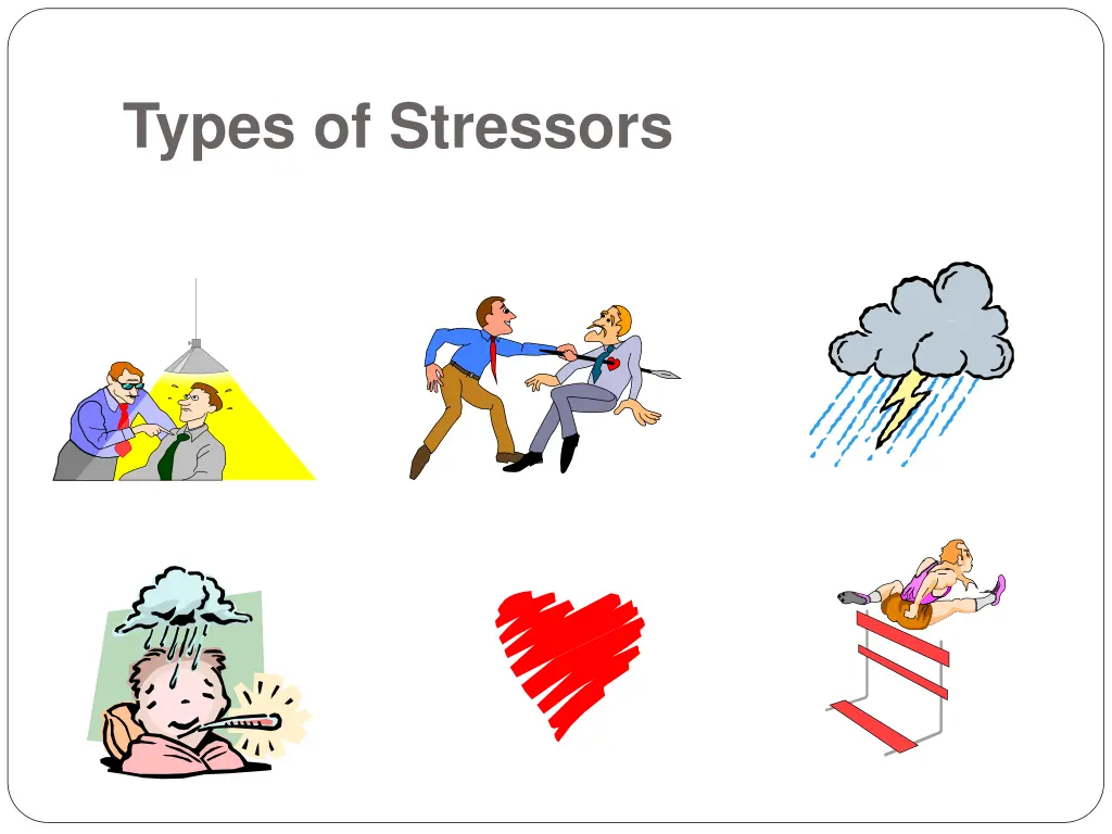 types of stressors