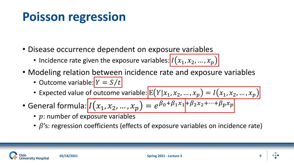 poisson regression