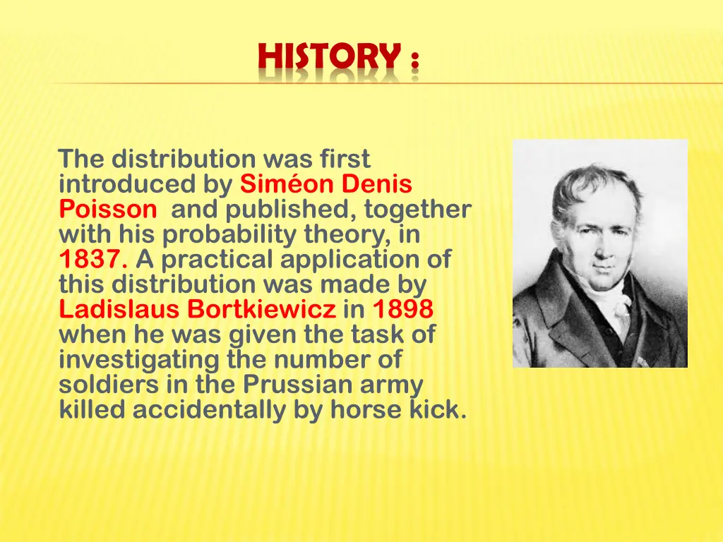 history