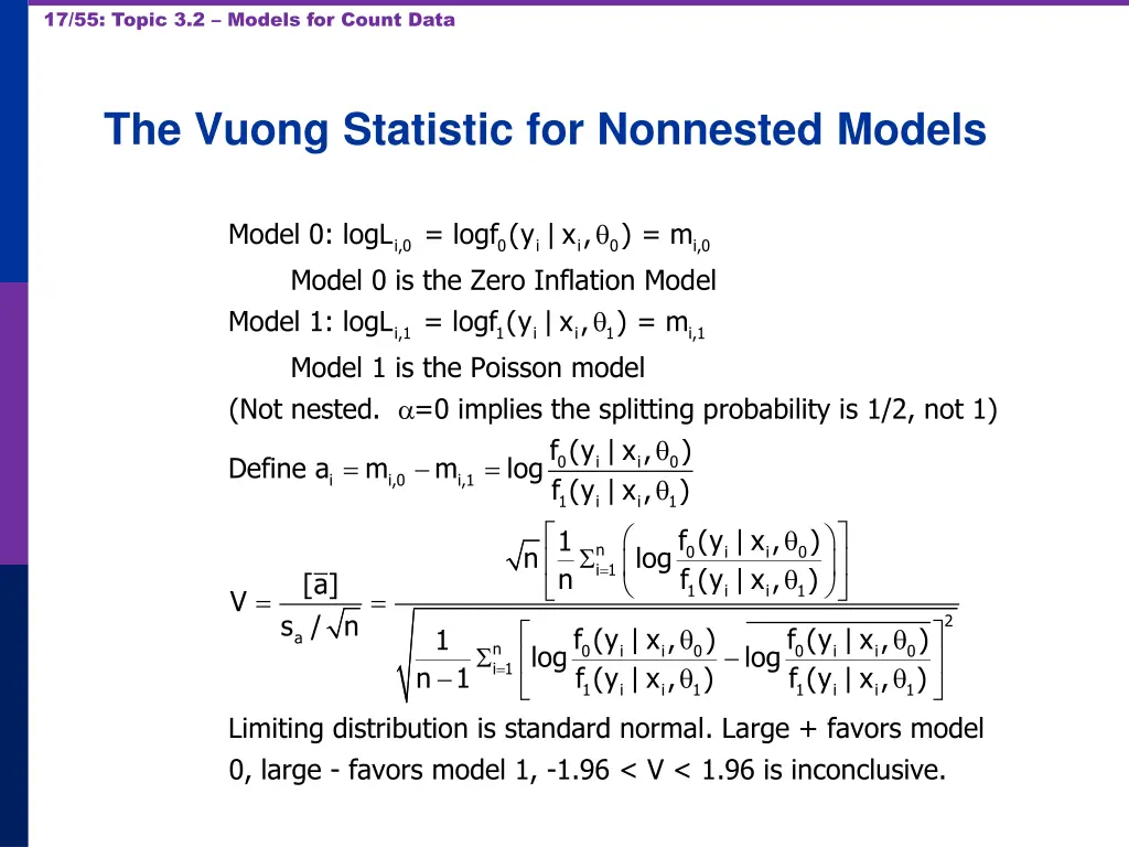 17 55 topic 3 2 models for count data