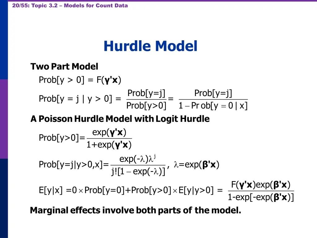 20 55 topic 3 2 models for count data