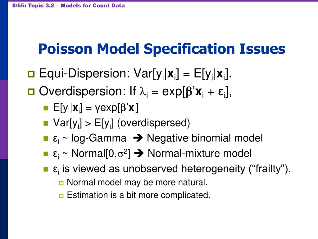 8 55 topic 3 2 models for count data