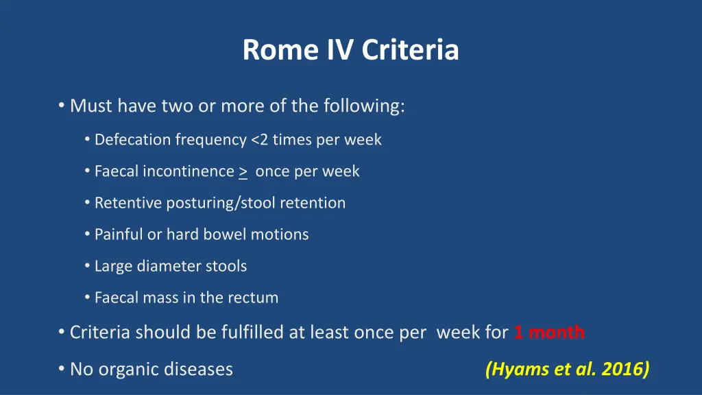 rome iv criteria