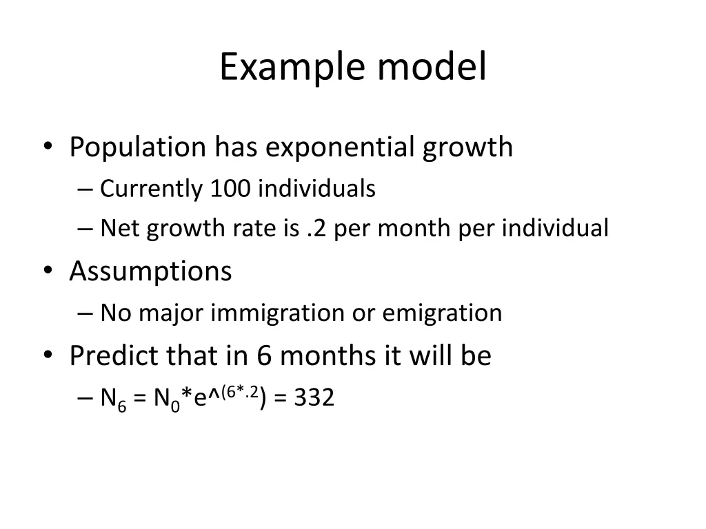 example model