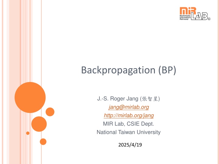 backpropagation bp