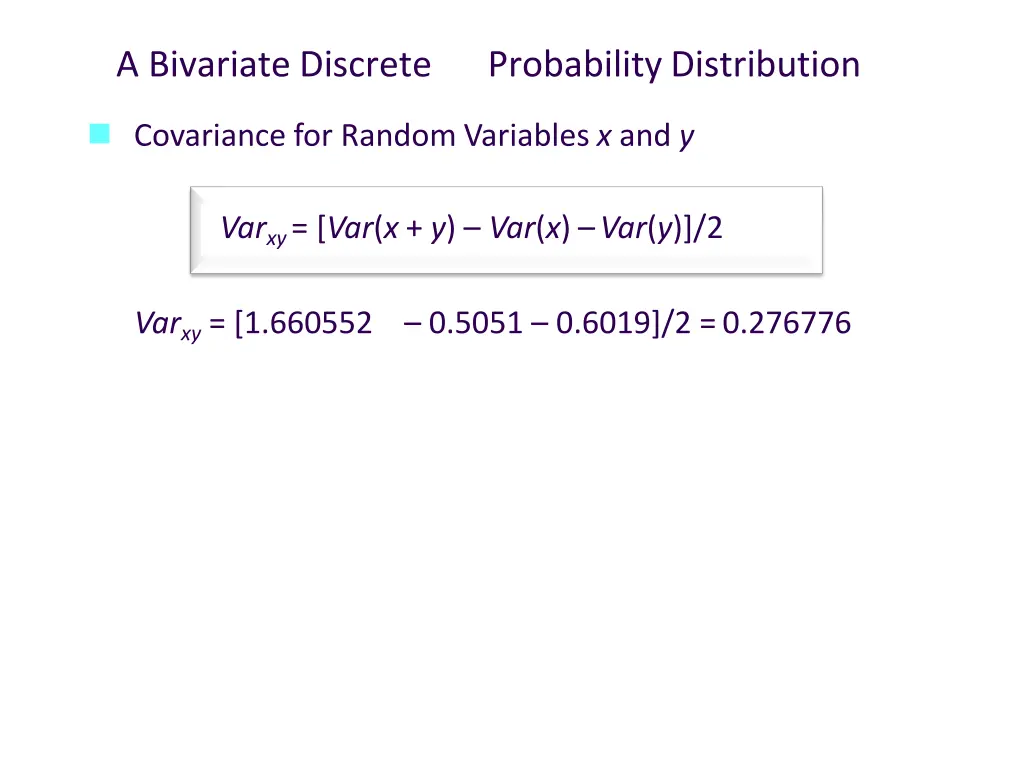 a bivariate discrete 5