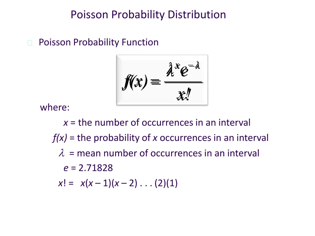 poisson probability distribution 2