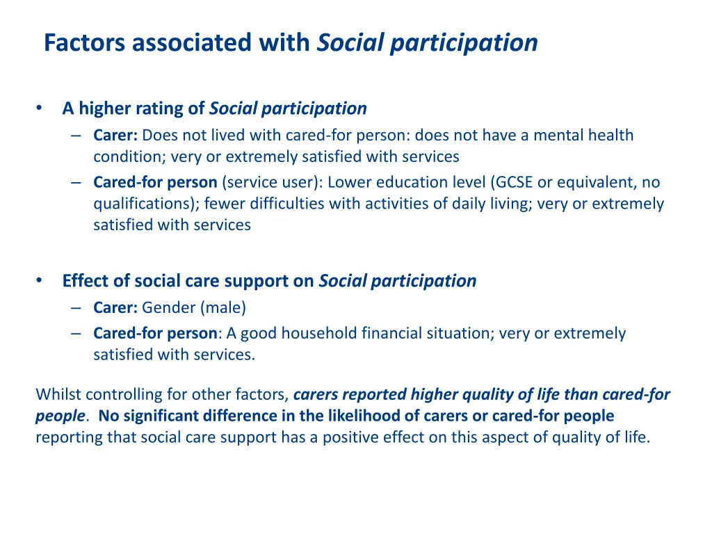 factors associated with social participation