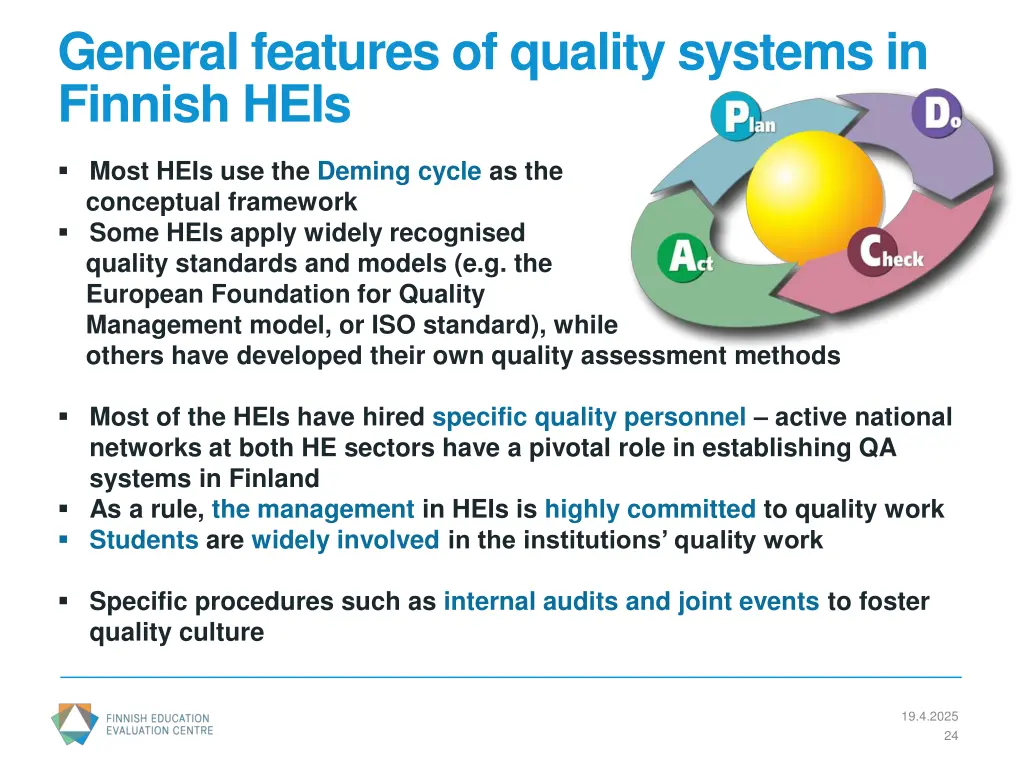 general features of quality systems in finnish