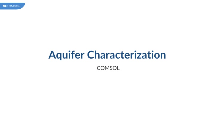aquifer characterization