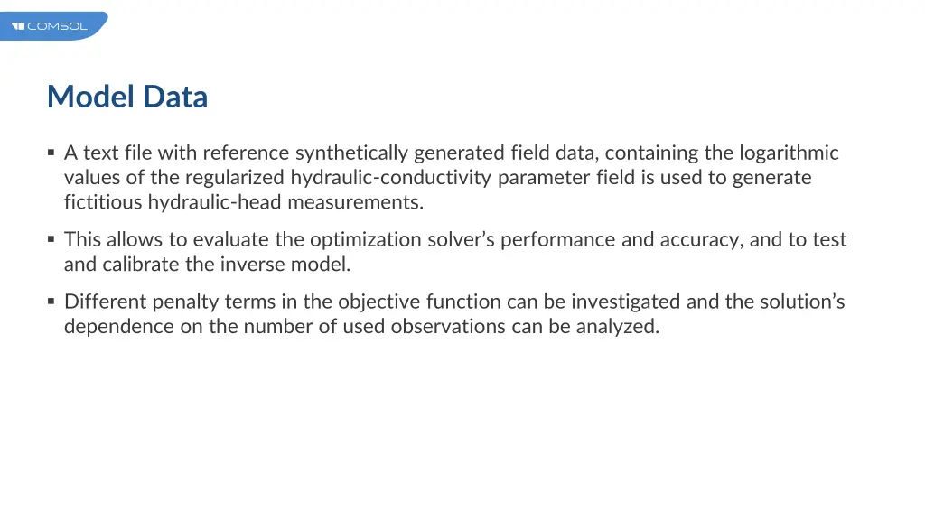 model data