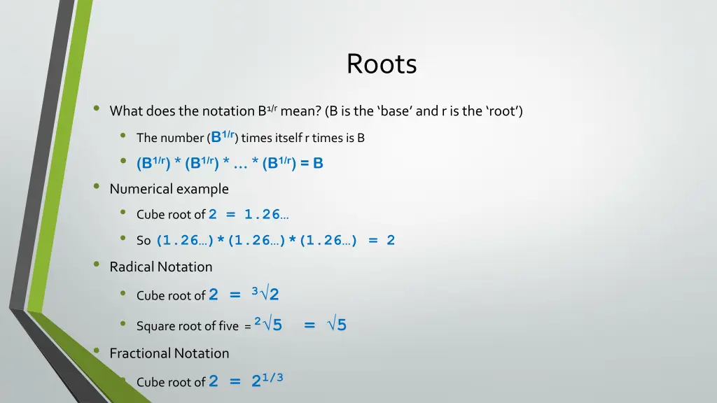 roots