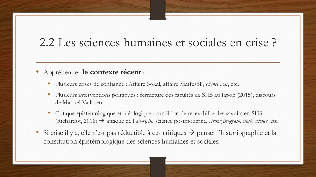 2 2 les sciences humaines et sociales en crise 1