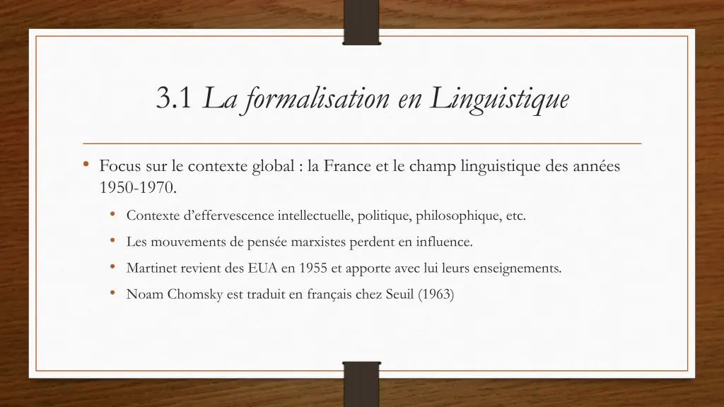 3 1 la formalisation en linguistique 2