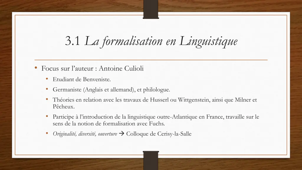 3 1 la formalisation en linguistique 5