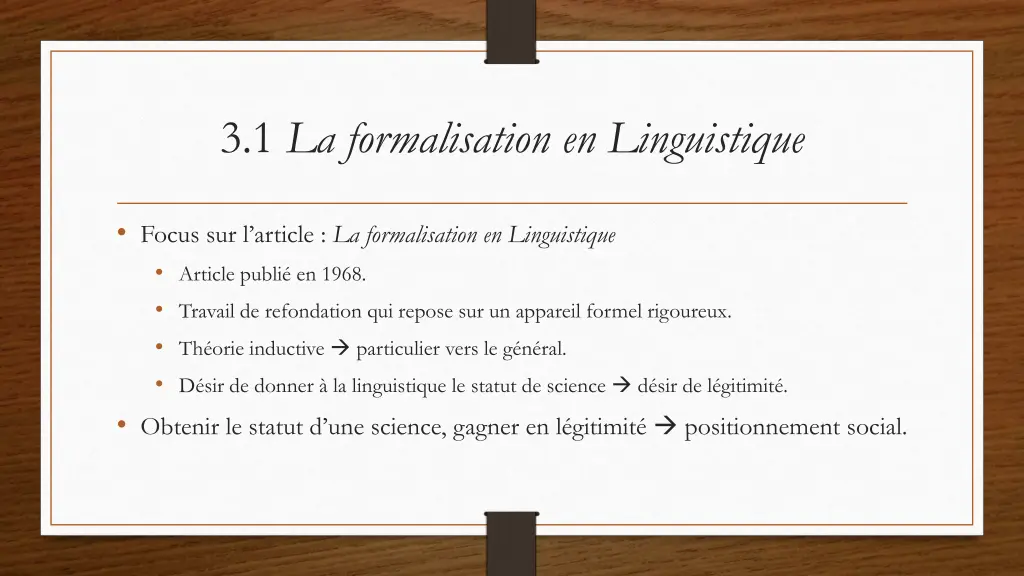 3 1 la formalisation en linguistique 7