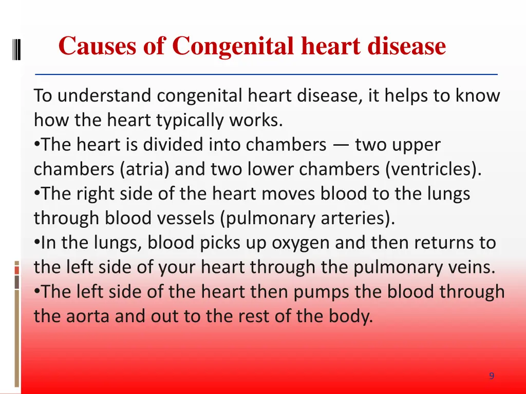 causes of congenital heart disease