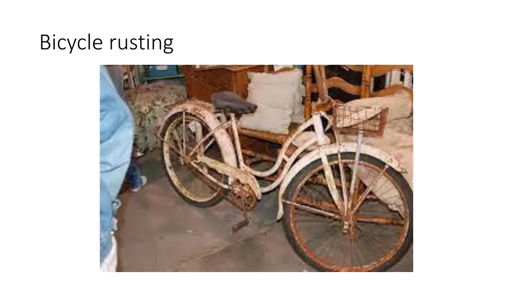 bicycle rusting