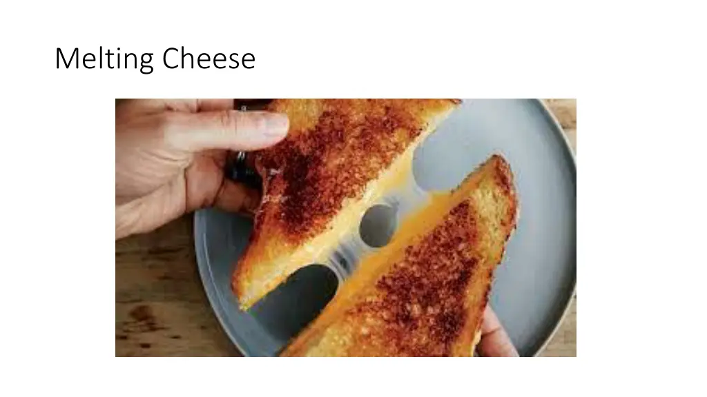 melting cheese