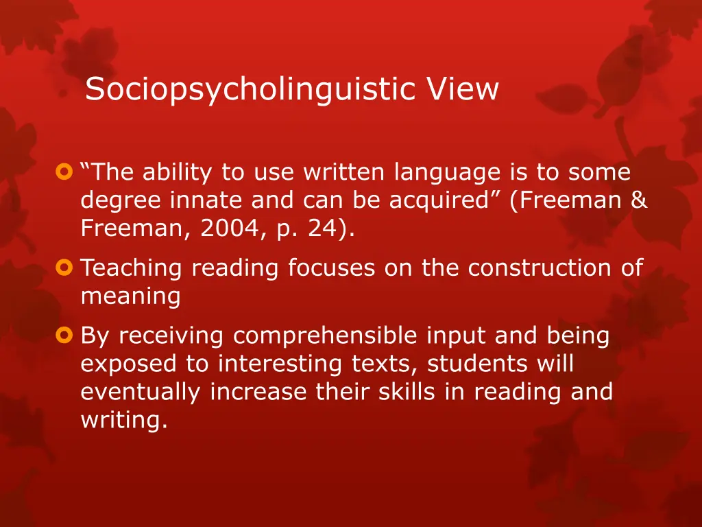 sociopsycholinguistic view