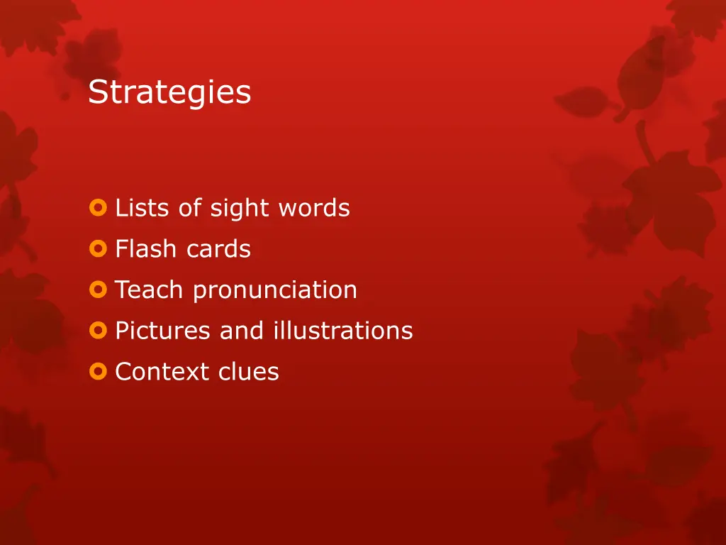 strategies