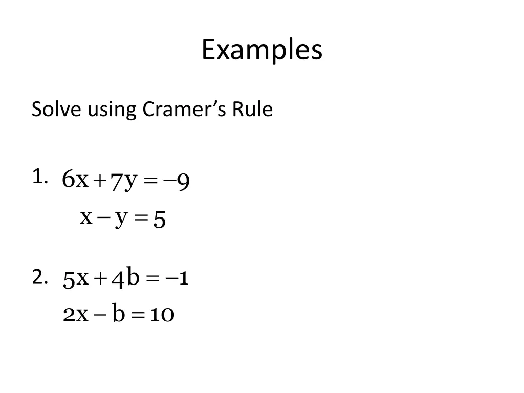 examples