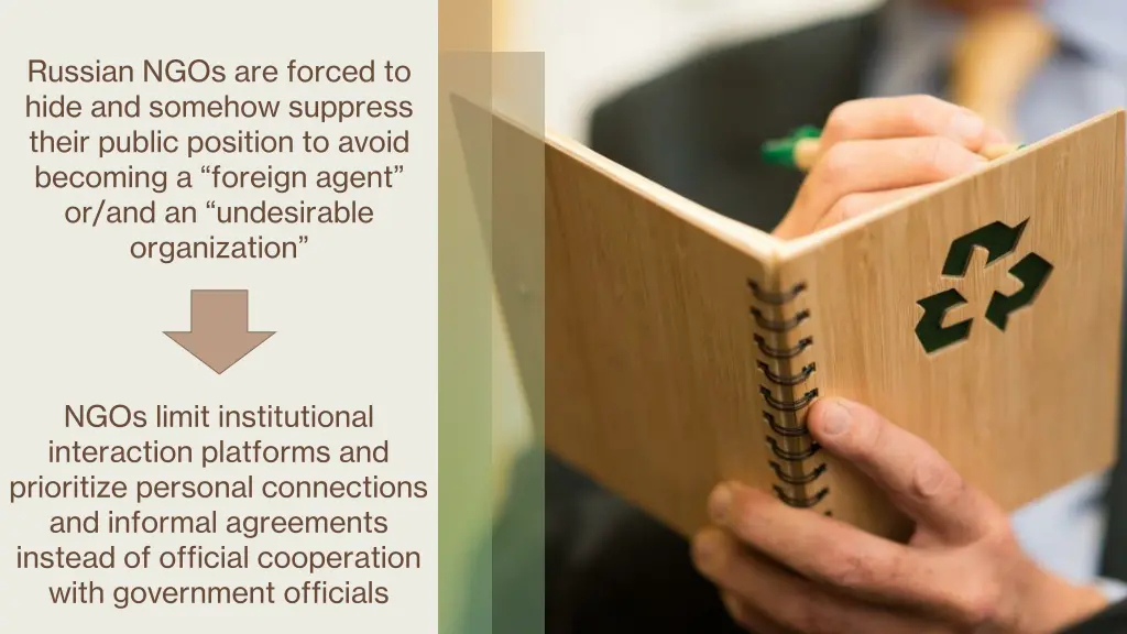 russian ngos are forced to hide and somehow