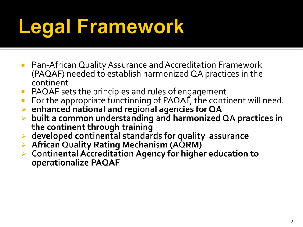 pan african quality assurance and accreditation
