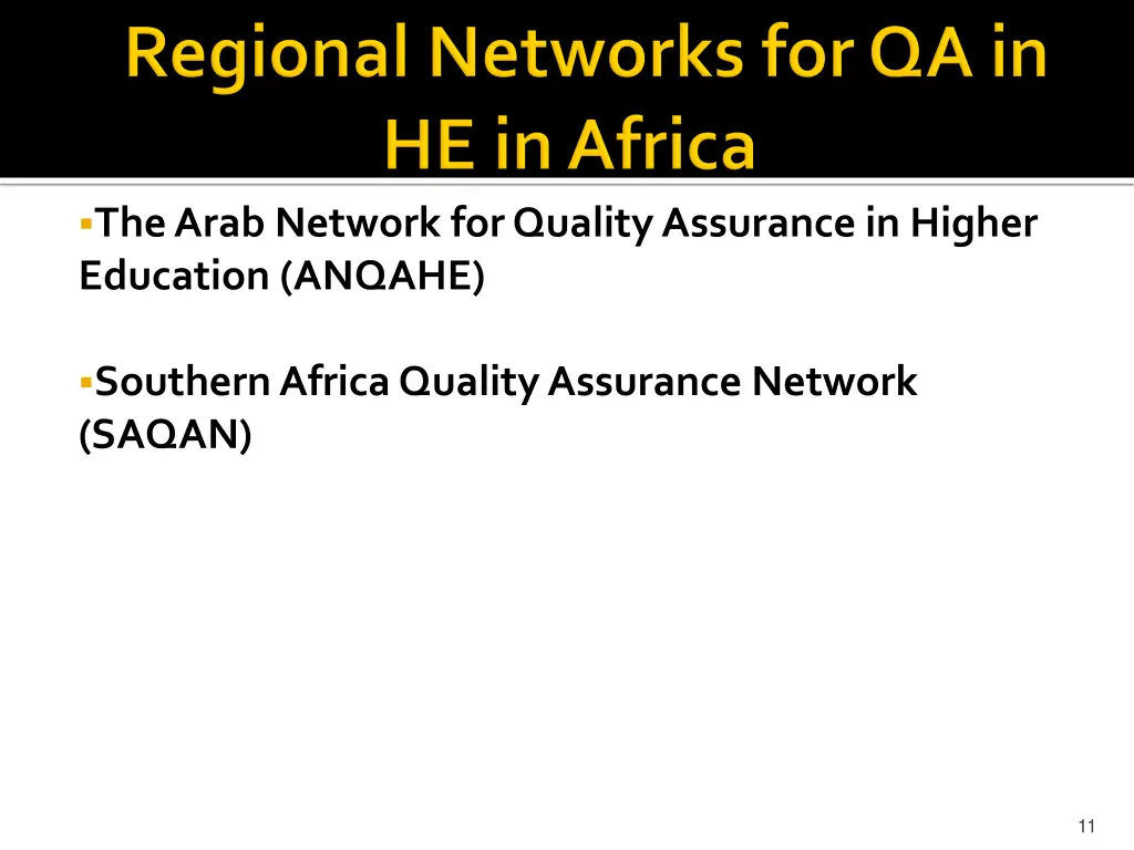 the arab network for quality assurance in higher