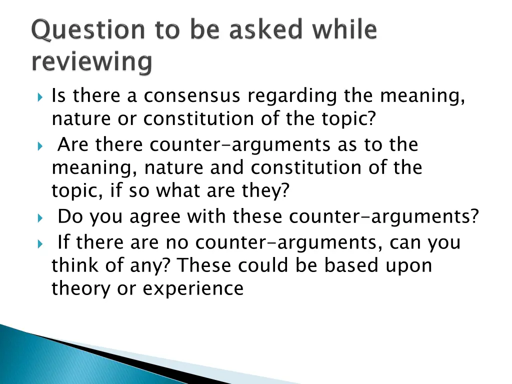 is there a consensus regarding the meaning nature