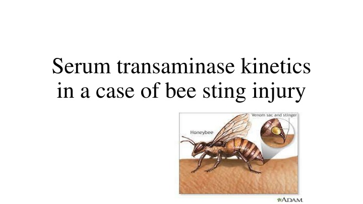 serum transaminase kinetics in a case