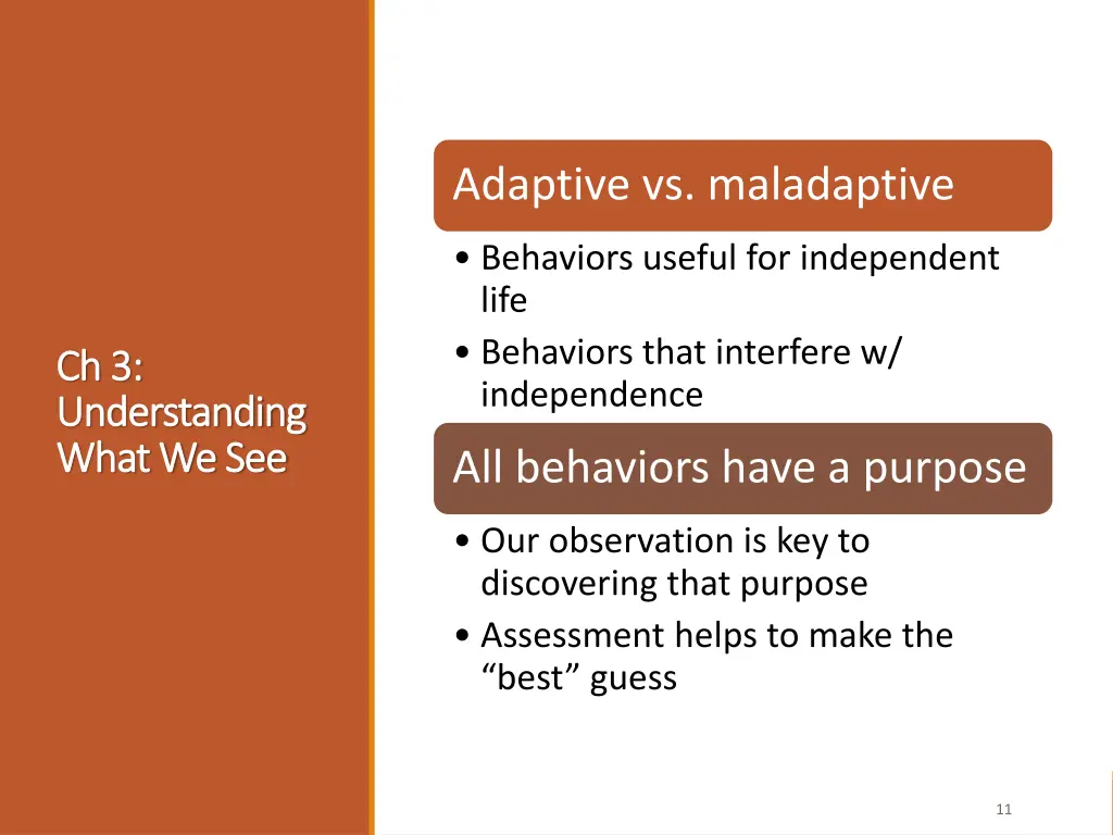 adaptive vs maladaptive
