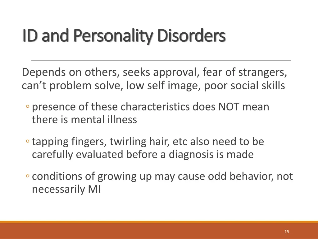 id and personality disorders id and personality
