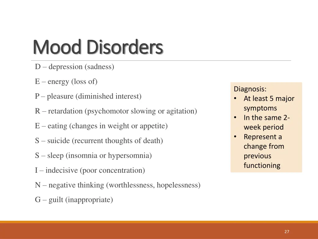 mood disorders mood disorders d depression sadness