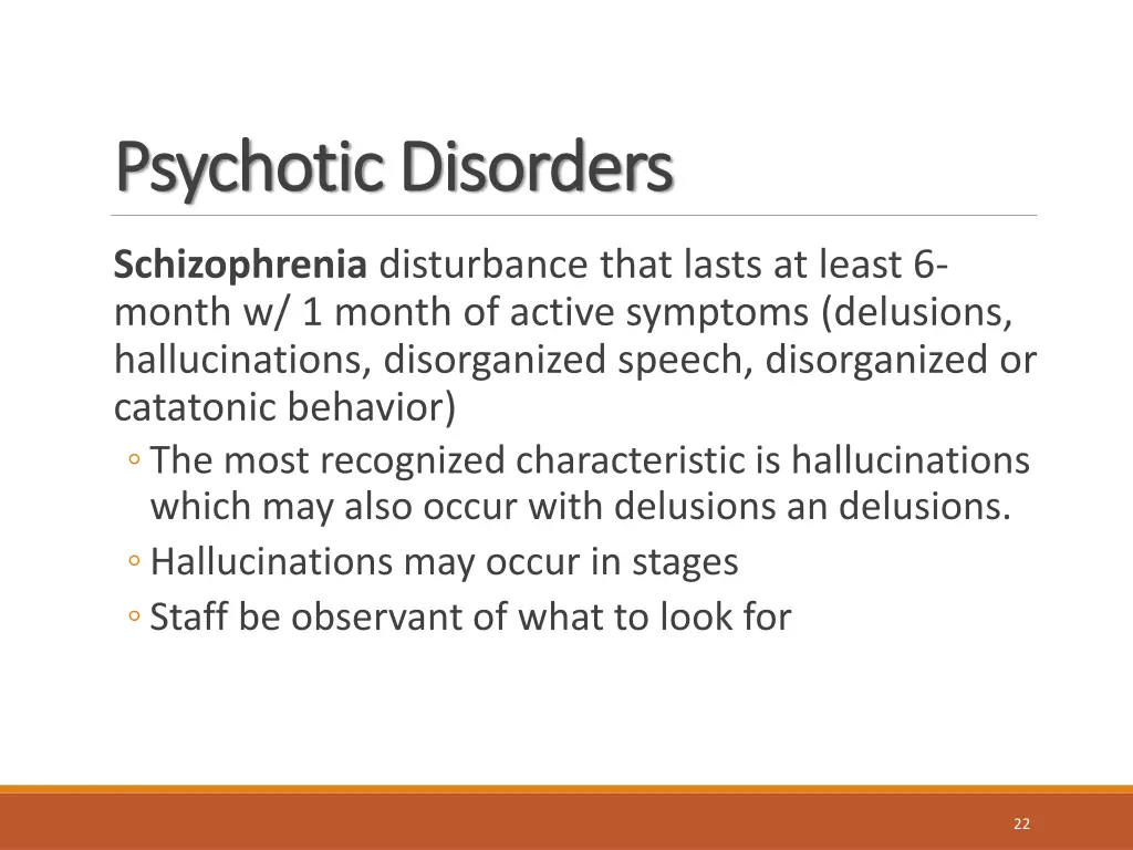 psychotic disorders psychotic disorders