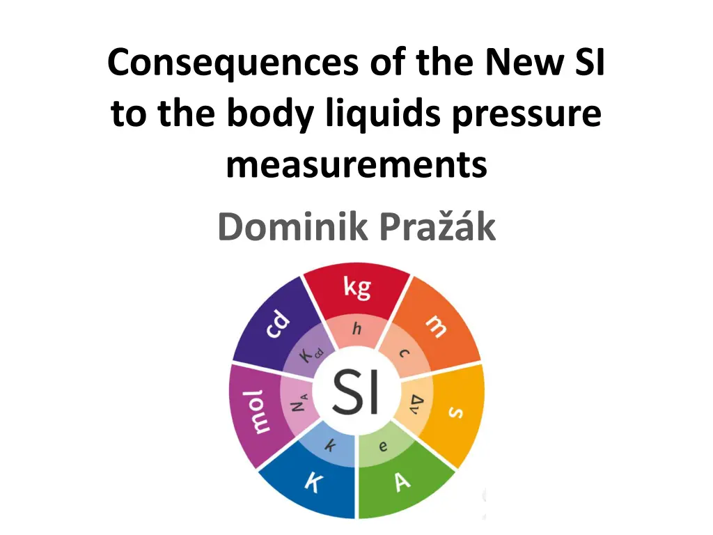 consequences of the new si to the body liquids