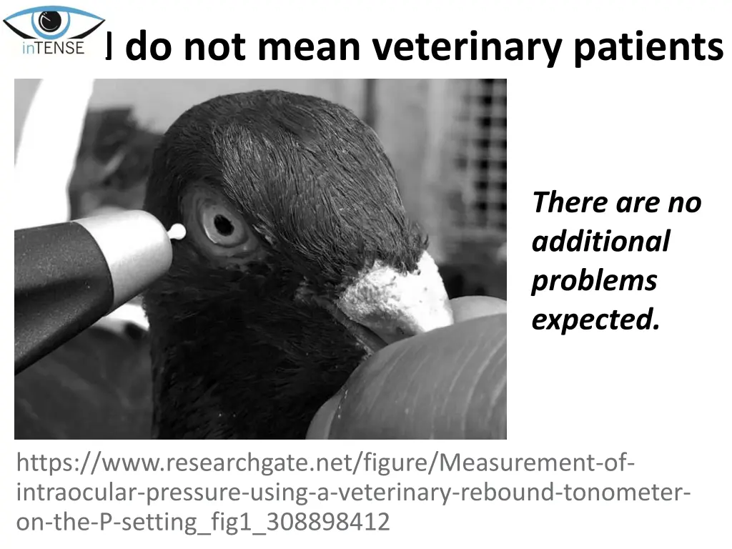 i do not mean veterinary patients