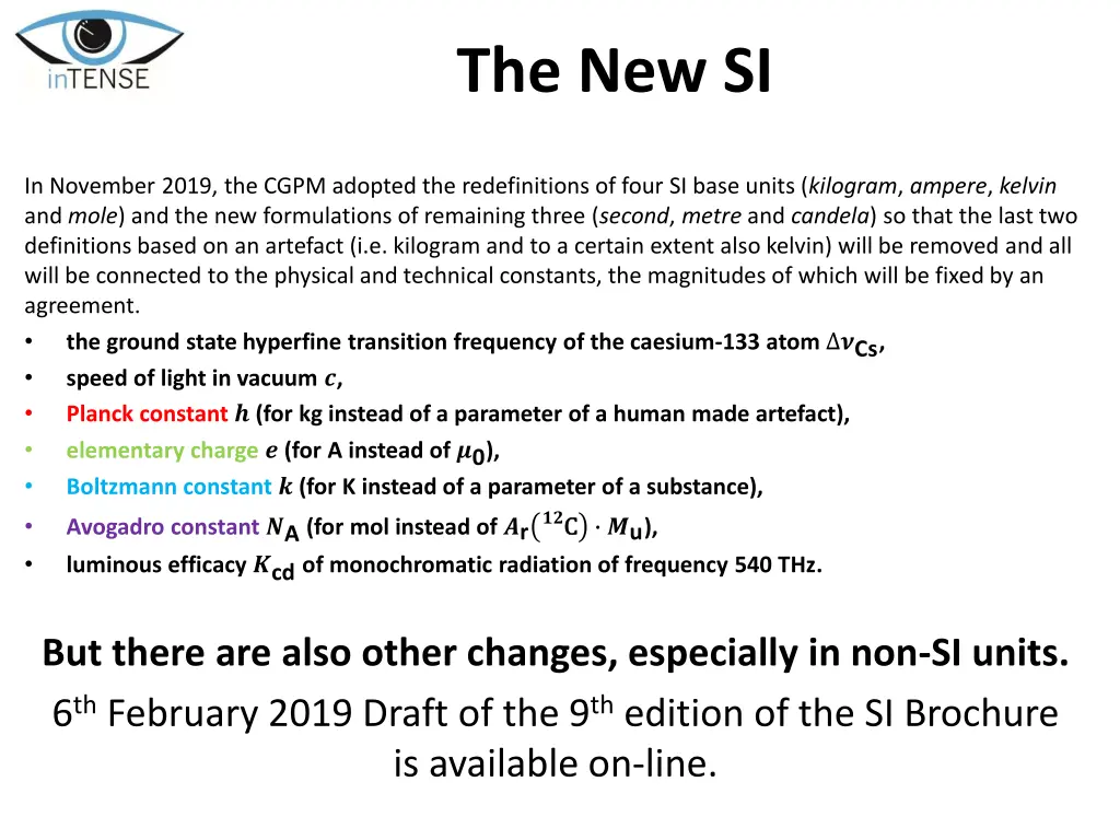 the new si