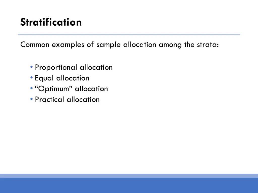 stratification 3