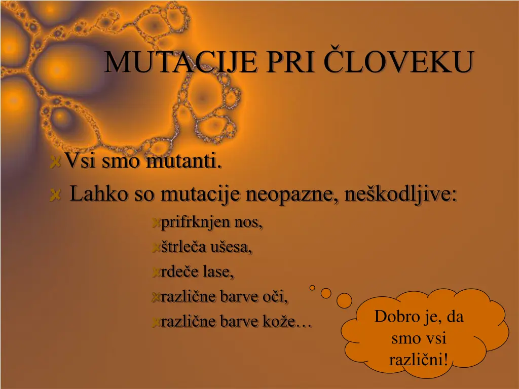 mutacije pri loveku