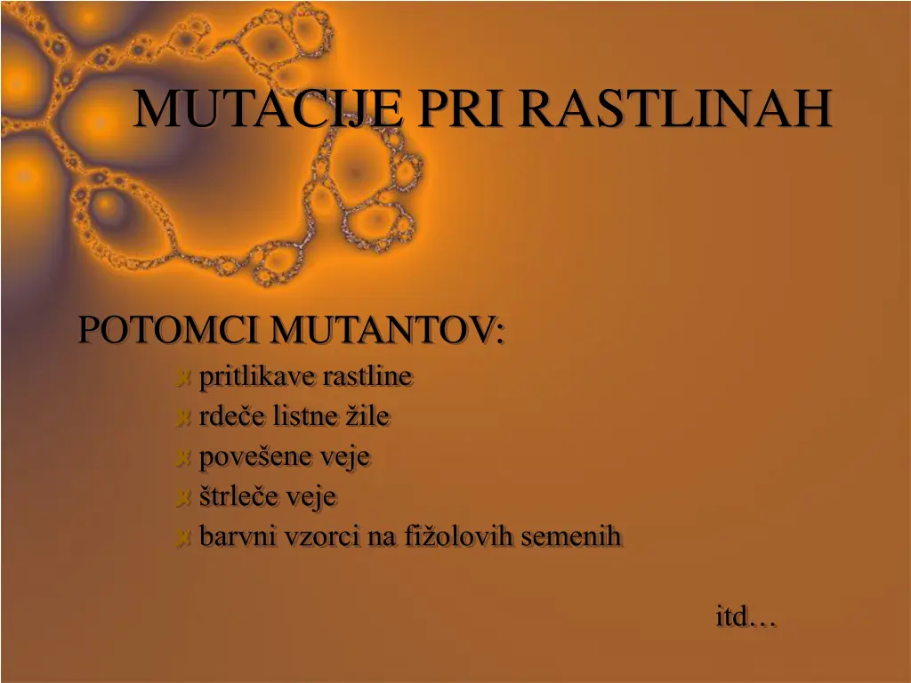 mutacije pri rastlinah