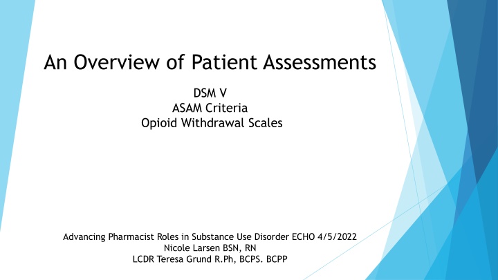 an overview of patient assessments