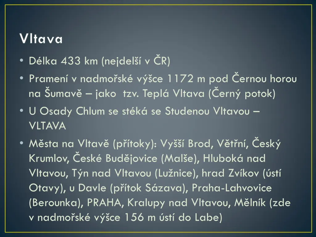 vltava