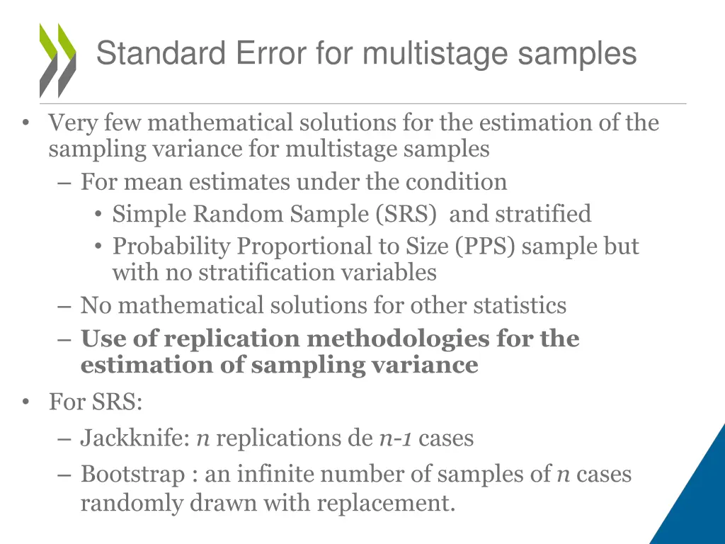 standard error for multistage samples 13