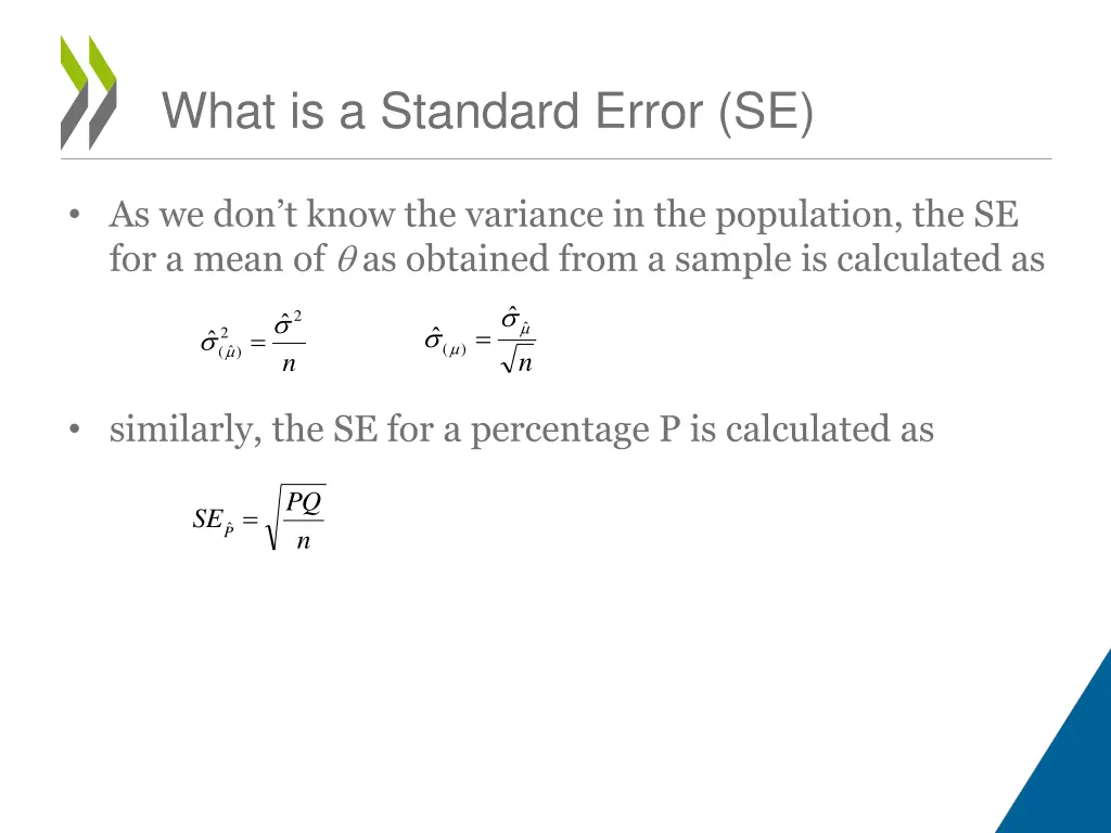 what is a standard error se 16