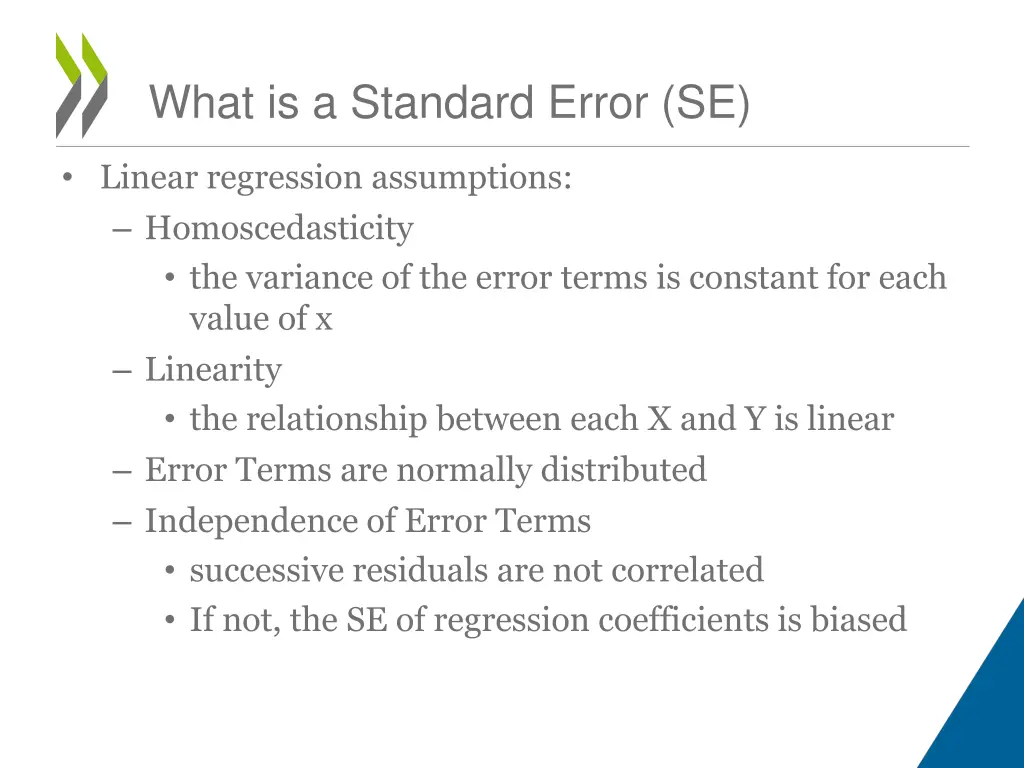 what is a standard error se 17